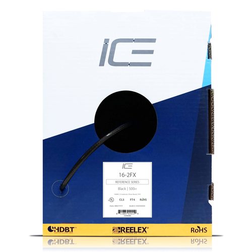 ICE Premium Grade Speaker Cable 16 AWG 2 Core, White Carousel 2