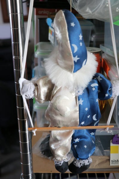 Vintage Clown on Wooden Swing #13 Carousel 4