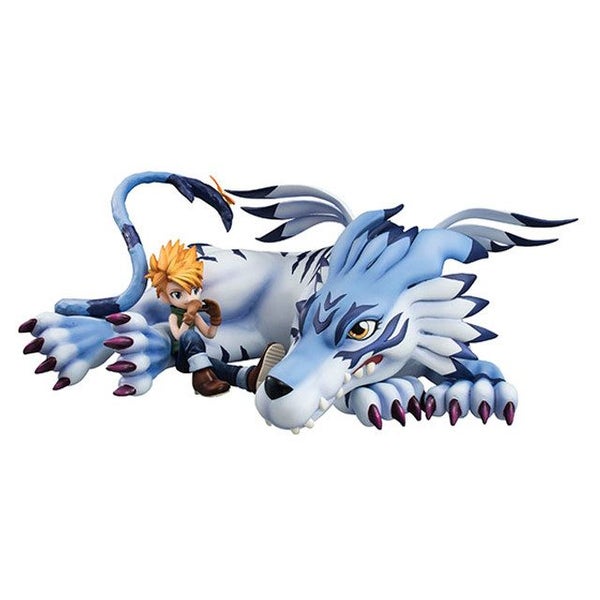 Megahouse Precious G.E.M. Digimon Garurumon& Yamato Ishida Carousel 2