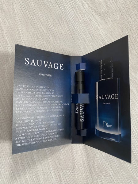 NEW AUTHENTIC DIOR SAUVAGE EAU FORTE 1ML ALCOHOL FREE Carousel 2