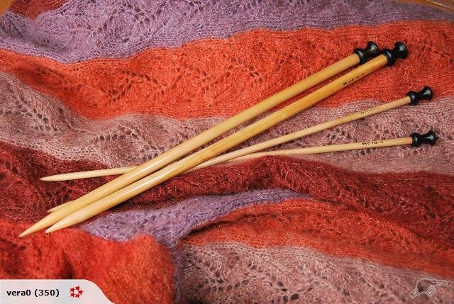 Gorgeous Wooden Knitting Needles - Ebony Topped Carousel 2