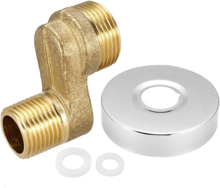 2 Pcs Solid Brass Bathtub Shower Faucet Adjustable Swing Arm Carousel 4