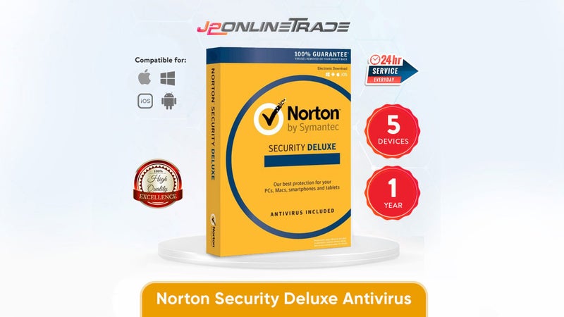 Norton Security Deluxe Antivirus - 5 Device 1 Year Carousel 1