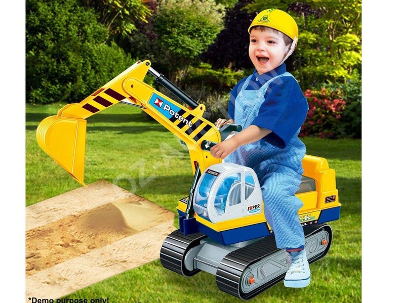New Kids Ride On Digger Excavator Afterpay Carousel 1