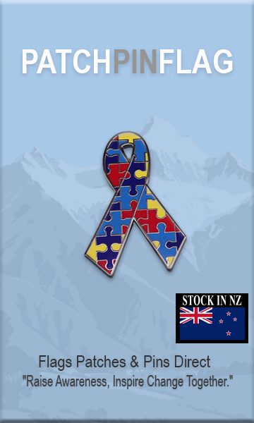 Autism Awareness Ribbon Badge Pin Choose Carousel 1