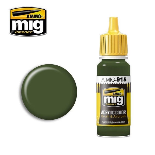 AMMO by Mig Jimenez A.MIG-0915 DARK GREEN Carousel 1