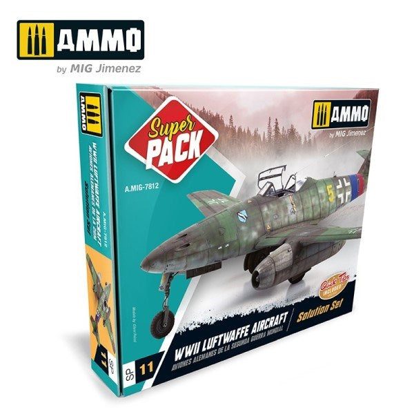 AMMO by Mig Jimenez A.MIG-7812 WWII LUFTWAFFE AIRCRAFT - SUPER PACK Carousel 1