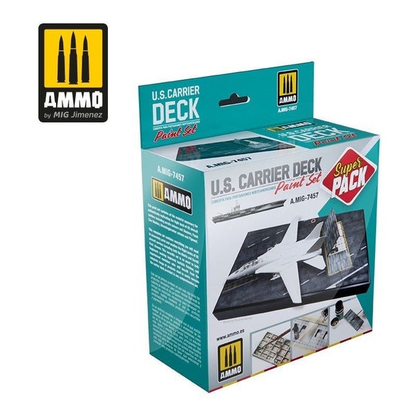 AMMO by Mig Jimenez A.MIG-7457 U.S. Carrier Deck Paint Set Carousel 1