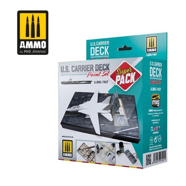 AMMO by Mig Jimenez A.MIG-7457 U.S. Carrier Deck Paint Set Carousel 3