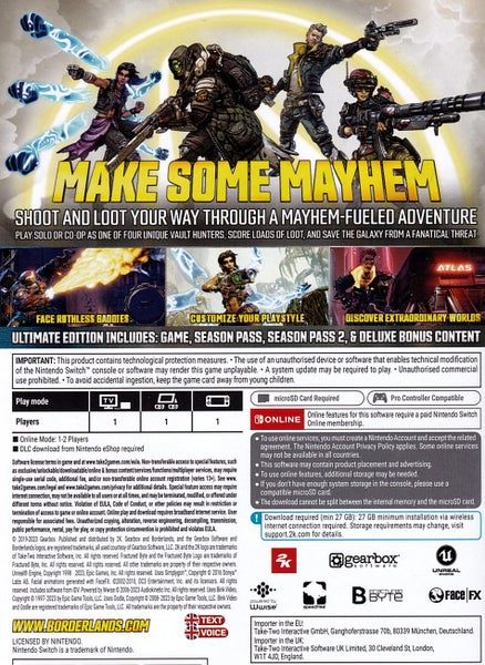 Borderlands 3 Ultimate Edition Switch Carousel 2