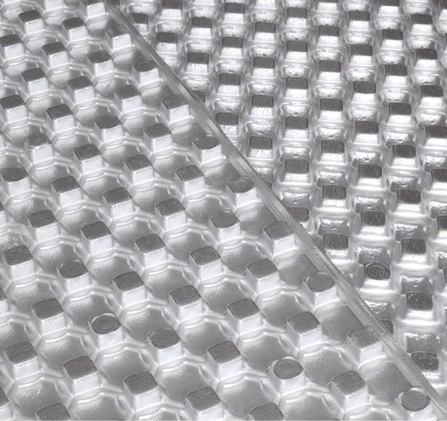 Silver Poly Sheet - Aluminum film floor heating module Carousel 2