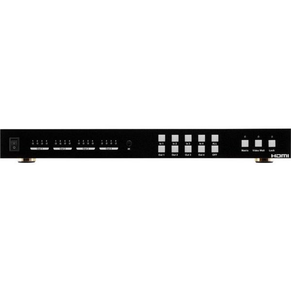 PRO2 HDMIMX4422 4x4 4-in 4-out Hdmi Matrix 2x2 Video Wall Rs232 Ip Carousel 6