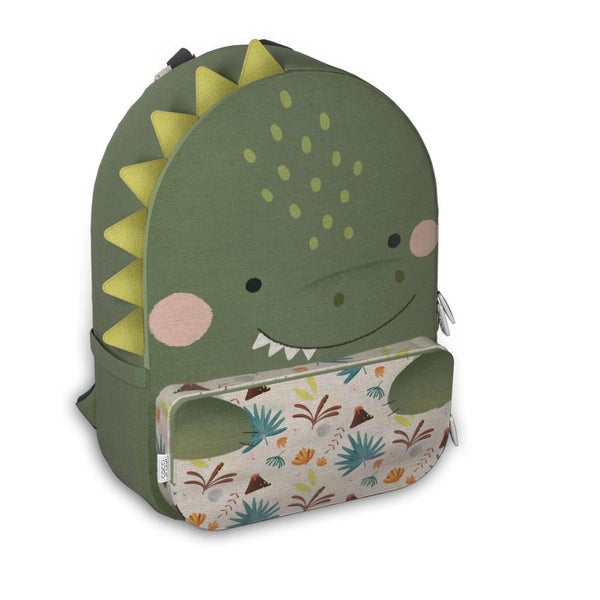Sassi Junior Recycled Backpack (Cracky the Dinosaur) Carousel 1