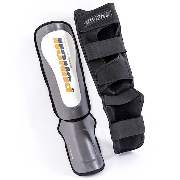 PUNCH Shin Pads [Urban] MUAY THAI XL/GREY/WHITE Carousel 2