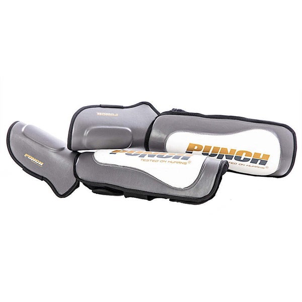 PUNCH Shin Pads [Urban] MUAY THAI XL/GREY/WHITE Carousel 4