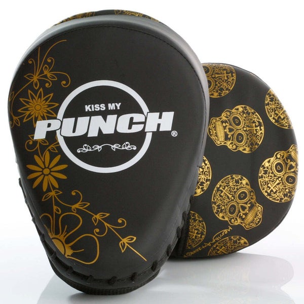 PUNCH Focus Pads [Urban]-GOLD SKULL ART-BLACK Carousel 1