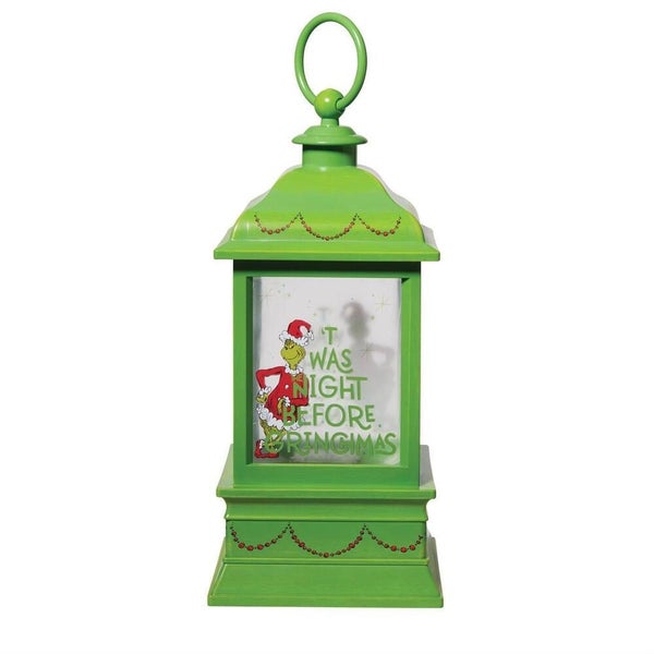 Dr Seuss The Grinch by Dept 56 - Lit Holiday Glitter Water Lantern Carousel 1