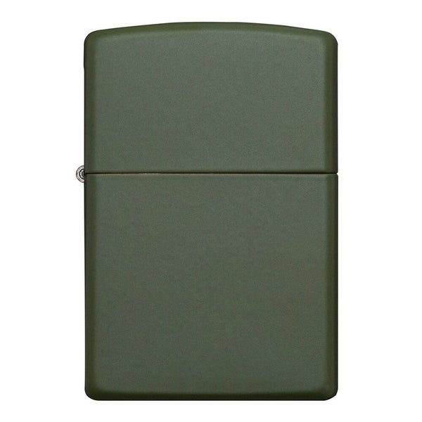 Zippo Lighter - Green Matte Carousel 1