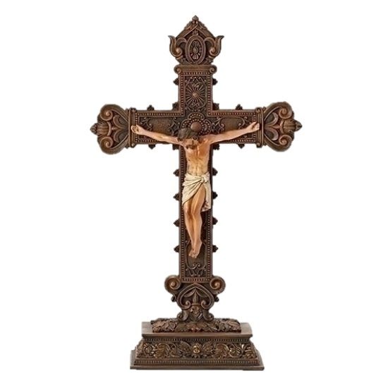 Joseph's Studio - Tabletop Crucifix 36cm Carousel 1