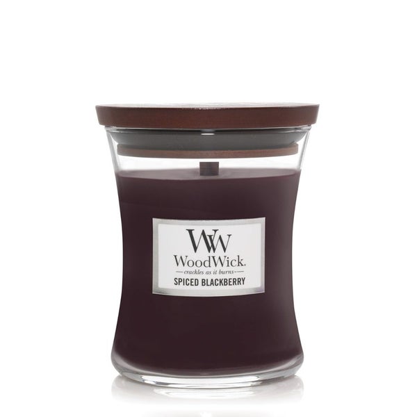 WoodWick Medium Candle - Spiced Blackberry Carousel 1