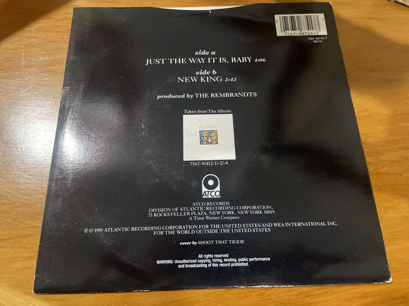 The Rembrandts - Just the Way It Is Baby 7" Vinyl Single Carousel 4