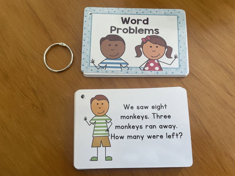 Word Problem Cards Carousel 1