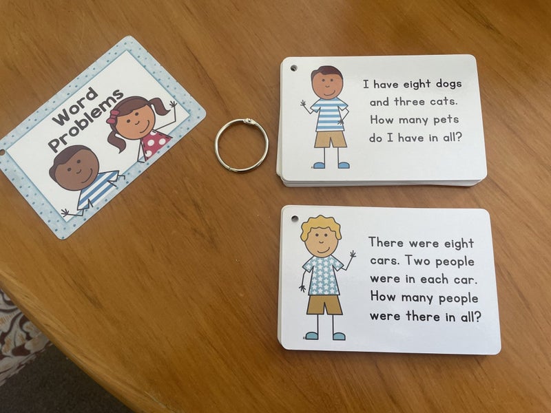 Word Problem Cards Carousel 2