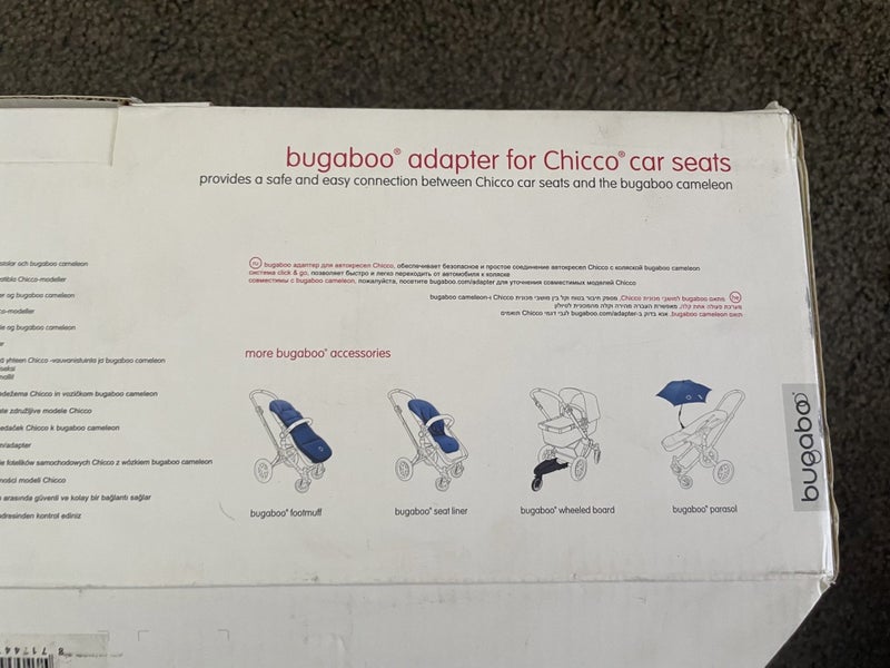 Bugaboo Chameleon / Frog / Gecko 3 Adapter for Chicco Car Seats Carousel 1