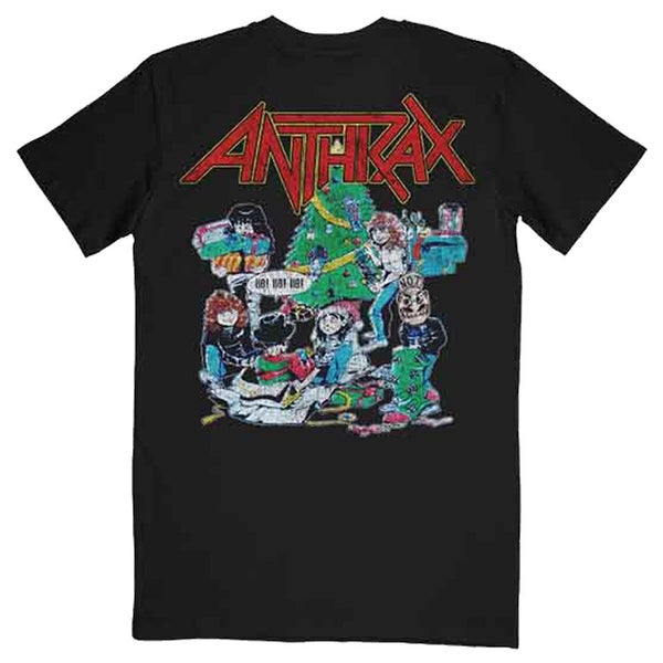 Anthrax Vintage Christmas T Shirt Carousel 2