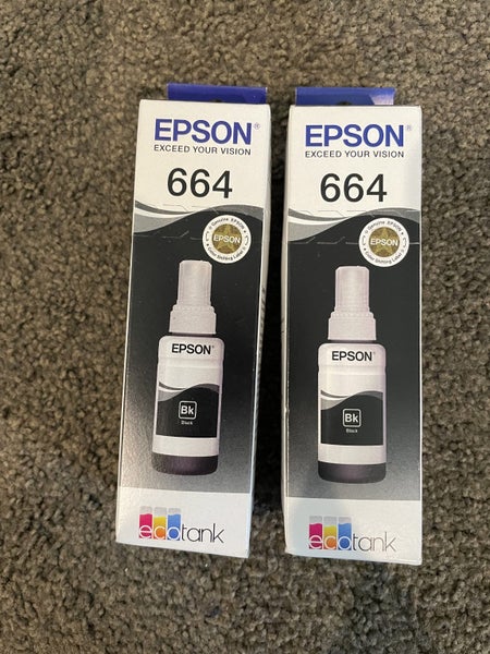 2x Genuine Epson 664 Black Toners BB 2026 Carousel 1