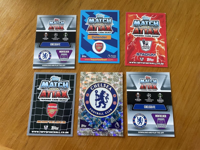 6x Topps Football Trading Cards62932726272002111