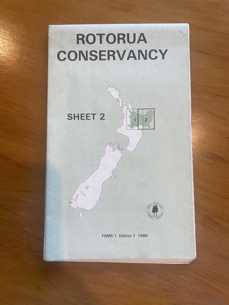 Rotorua Conservancy Map 1985 - Sheet 2 Carousel 1
