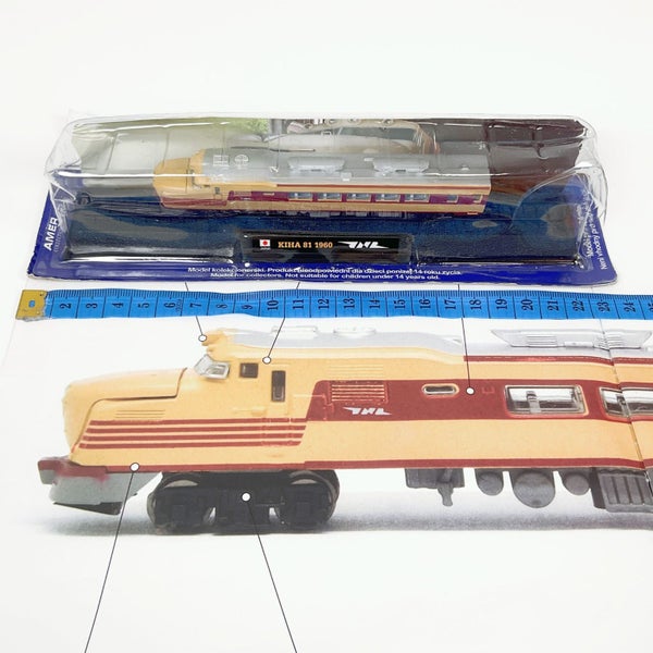 AMERCOM - KIHA 81 JNR - 1960 die-cast model 1:160 (With Magazine) Carousel 18