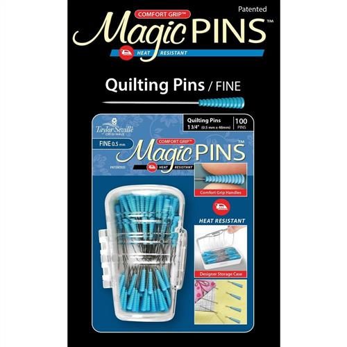 Taylor Seville Magic Pins - Quilting Fine - 100pc Carousel 1