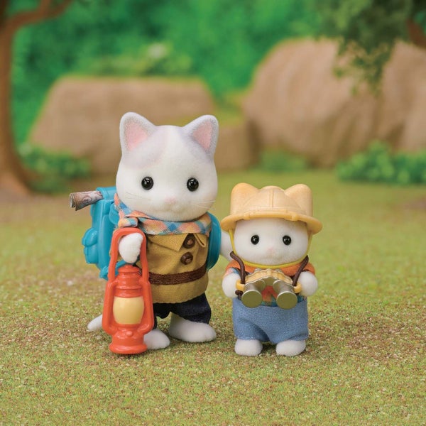 Sylvanian Families: Exciting Exploration Set - Latte Cat Brother & Baby Carousel 4