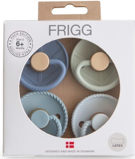 Frigg: Latex Pacifiers 4 Pack - Skyline Serenity (6-18 months) Carousel 2