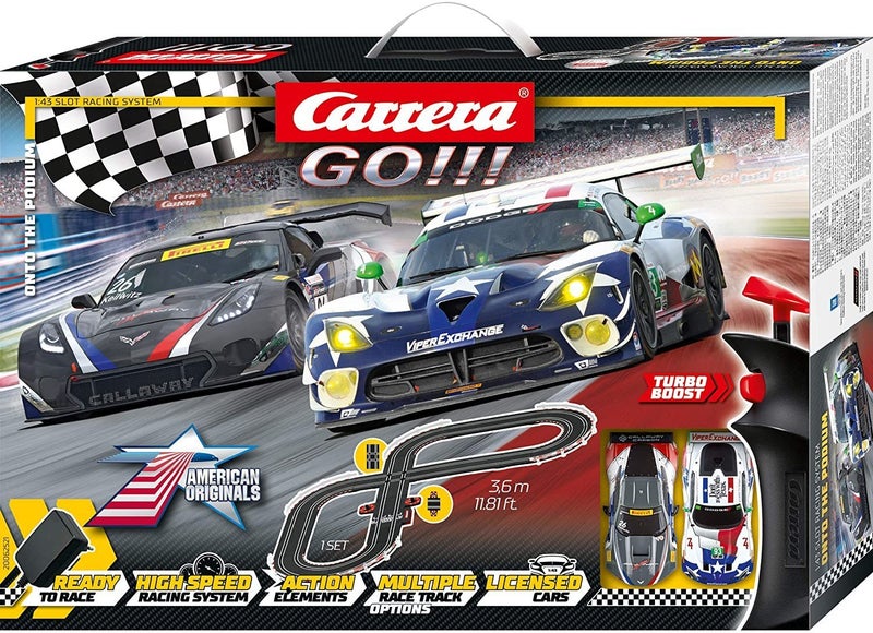 Carrera: Go!!! - Slot Car Set (Onto the Podium) Carousel 1