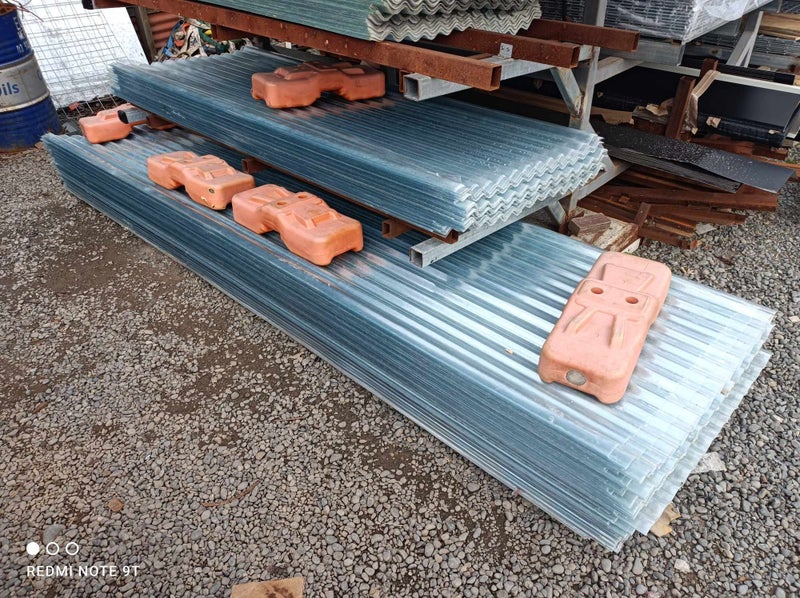 Fiberglass 3.6m Clear corrugated roofing Carousel 1