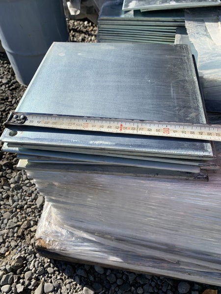 Galvanised Steel Plate 250x250x6mm Carousel 2