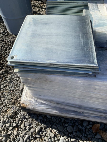 Galvanised Steel Plate 250x250x6mm Carousel 4