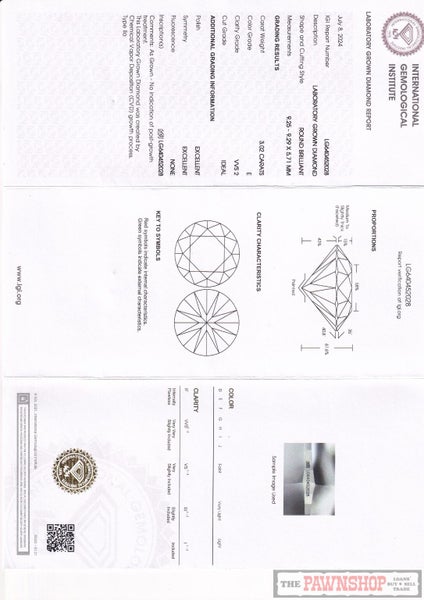 3.02ct TDW Laboratory-Grown Diamond Solitaire Ring in 18ct Yellow Gold $12,900 Carousel 15