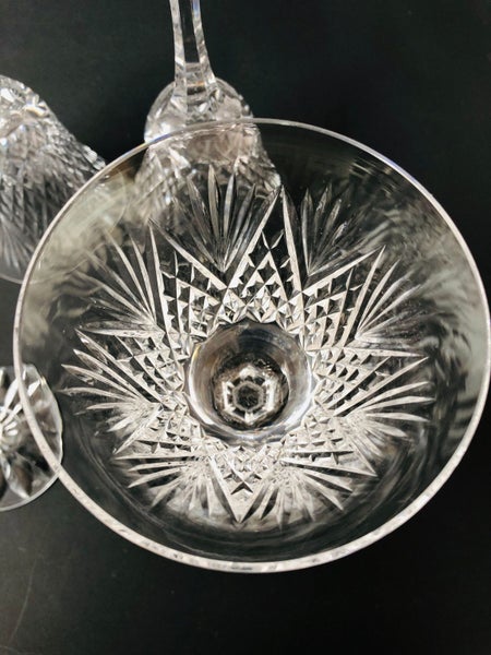 Royal Brierley -Crystal Wine Glasses x 4 (19134)62982323752193113