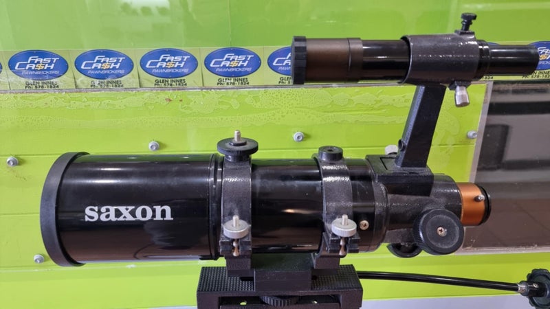 Saxon 804 Pioneer Refractor Telescope with Tripod Carousel 2