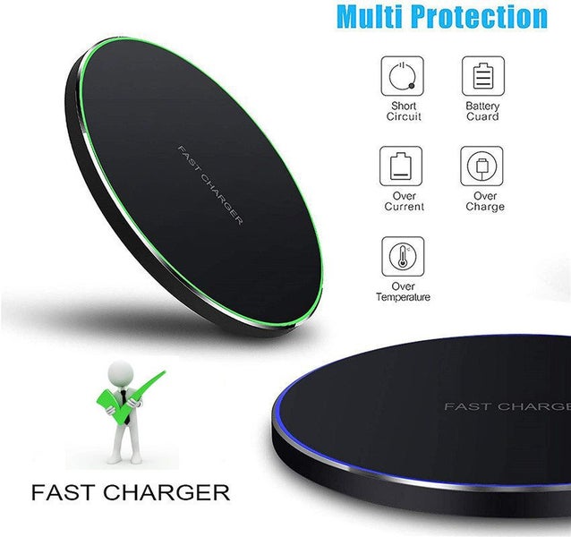 300W Fast Qi Wireless Charger for iPhone 15 14 13 12 11 X SamsungS24 S23 S22 S2162866852169602111