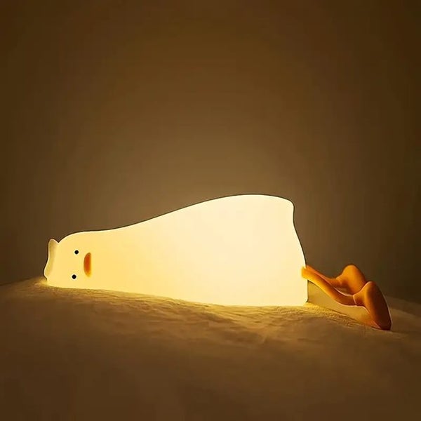 Cute Duckling Silicone Touch Night Light - bobsbits Carousel 1