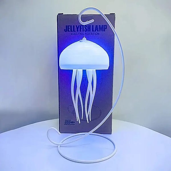 Modern Jellyfish Table Lamp - BLUE Carousel 1