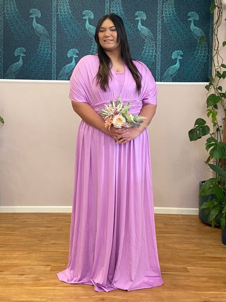 Classic Lilac Rose Infinity bridesmaid dress Express NZ wide Carousel 2