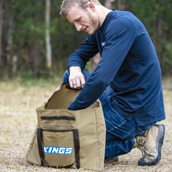 2x Kings Gazebo Side Wall + Flat Canvas Bag Carousel 11