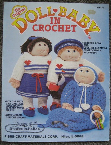 DOLLS Clothes Crochet Patterns BABY DOLLS Cabbage Patch Carousel 4