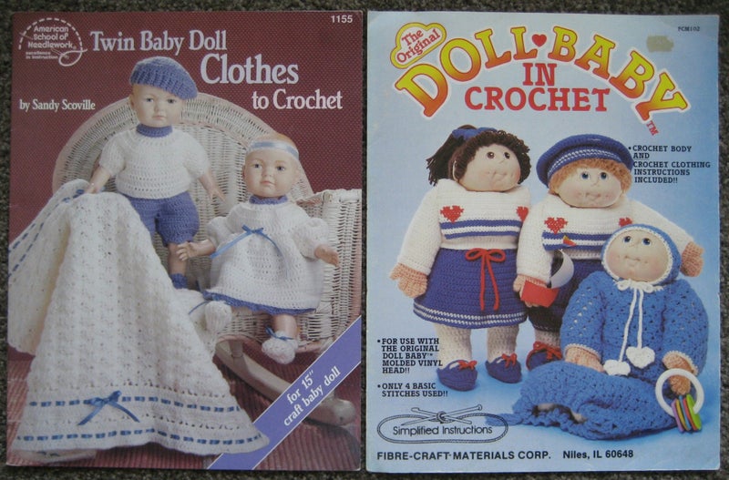 DOLLS Clothes Crochet Patterns BABY DOLLS Cabbage Patch Carousel 1